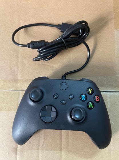Xbox Core Series Xs Wired Controller Usb C Cable Carbon Black