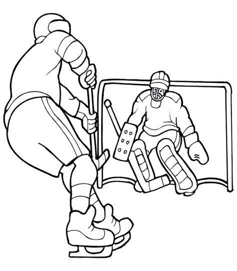 Goal the hockey coloring book dover publications sports coloring. Ice Hockey Coloring Pages at GetColorings.com | Free ...