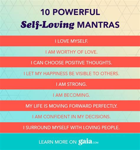 10 Daily Mantras For Self Love And Positive Affirmations Gaia Mantras
