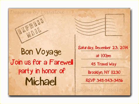 Going Away Party Invitation Template Free Of Pin By Pam Bergen On