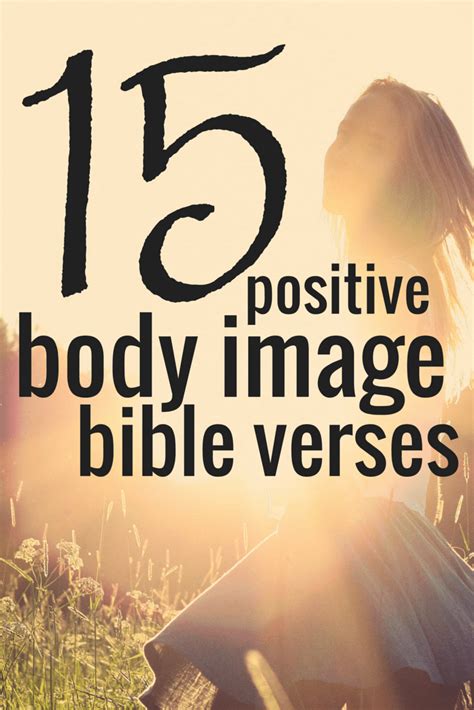 15 Positive Body Image Bible Verses Marie Osborne