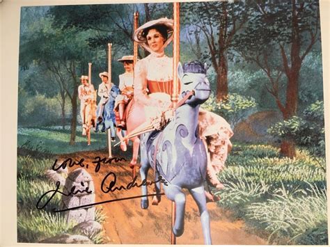 Julie Andrews Signed Photo Autograph As Mary Poppins 1926914087