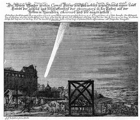 Great Comet Of 1680 Historical Artwork Stock Image C0222727