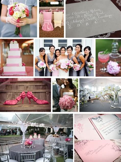 Pink Gray And Lace Decorations The Design Grove Inspiration Board