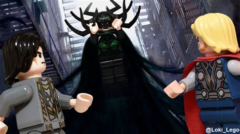 Thor Ragnarok Concept Art By Andy Park Recreated In Lego Future