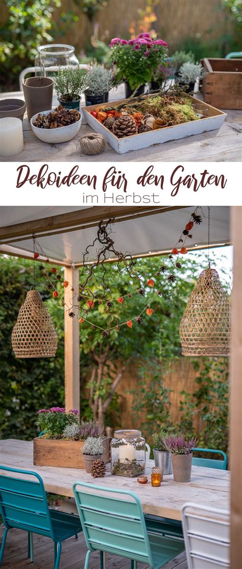 Gefäß und gerätschaften habe ich. Selbstgemachte Gartendeko für den Herbst - Leelah Loves ...