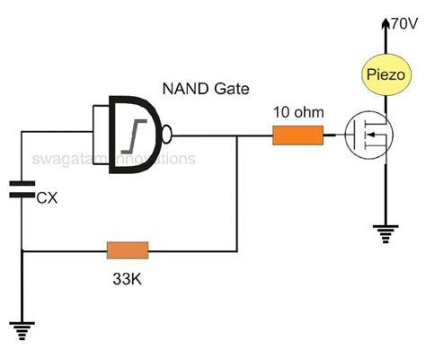 Simplest Piezo Driver Circuit Explained Circuit Diagram Centre Gambaran