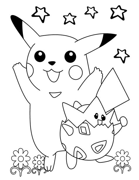 Pikachu Baby Pokemon Ausmalbilder Rehare
