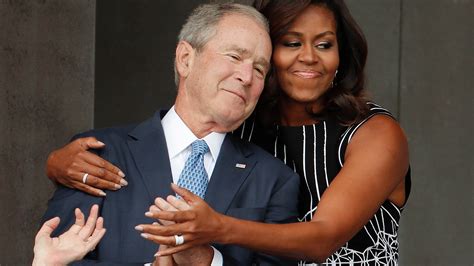 Michelle Obama Defends Friendship With George W Bush