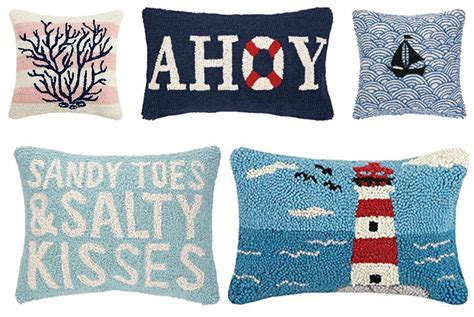 .seaward pillow toes gone wild word pillow under the sea nautical toss pi watercolors pillow welcome aboard nautical pillow whale and fisherman rectangle. 20 Nautical Throw Pillows - Newlywed Survival