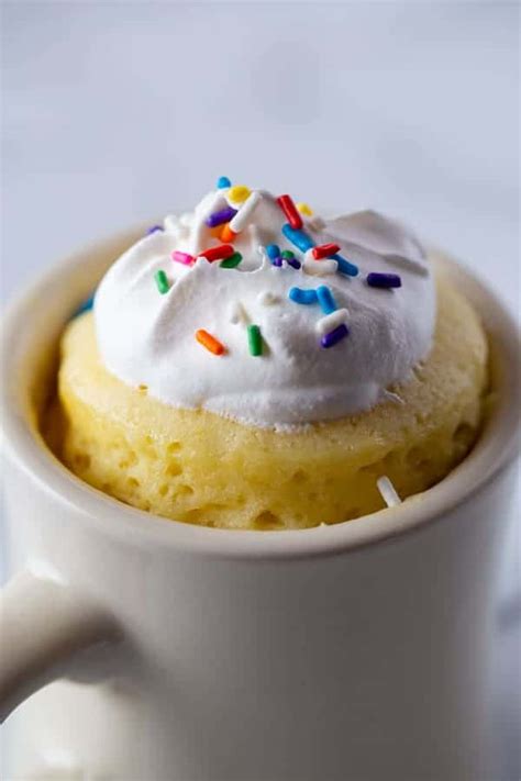 Easy vanilla mug cake recipe is the perfect dessert! Easy Gluten-Free Vanilla Mug Cake - Gluten-Free Baking