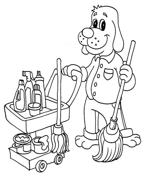 Choose from our diverse categories like cartoon coloring pages, disney coloring pages to animal coloring sheets, everything your kids want to colour you. Vacuum Cleaner Coloring Page at GetColorings.com | Free ...