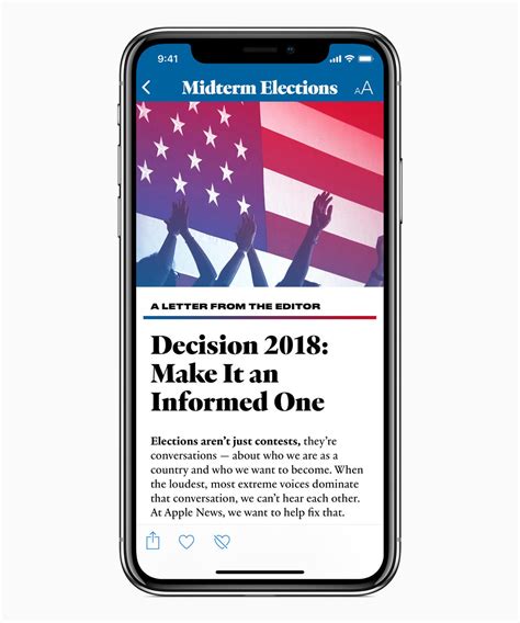 Apple News Adds Dedicated 2018 Us Midterm Elections Section Cnet
