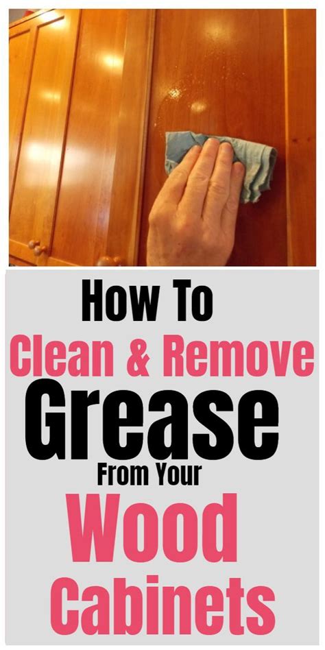 Use a tooth brush with some dish soap to scrub at the nooks and crannies of your cabinetry. The best way to clean and remove grease from your wood ...