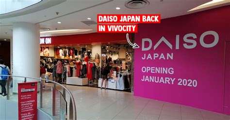 06/10/2020：daiso steps down from drupa 2021. Daiso Japan is coming back to Vivocity with new store ...