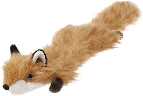 Frisco Fur Really Real Flat Fox Dog Toy Large
