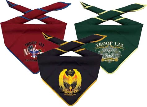 Custom Scout Neckerchiefs Classb Custom Apparel And Products