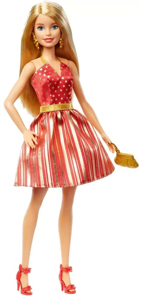 Barbie 2019 Holiday Barbie Doll Blonde Loose Mattel Toys Toywiz