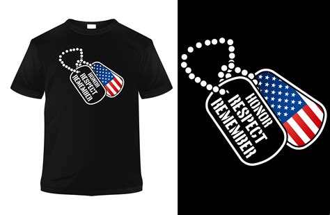 Honor Respect Remember Graphic by Style Echo · Creative Fabrica