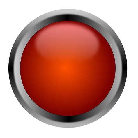 Clipart - Red Button png image