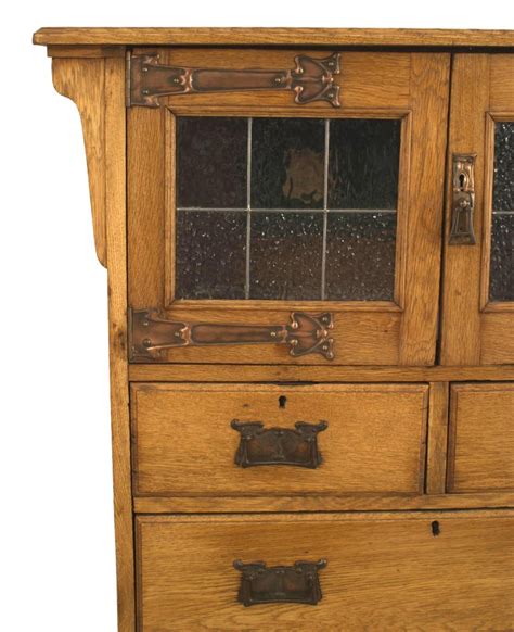 English Arts And Crafts Oak Cupboard For Sale At 1stdibs Arts And