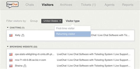 New Livechat Filtering Options