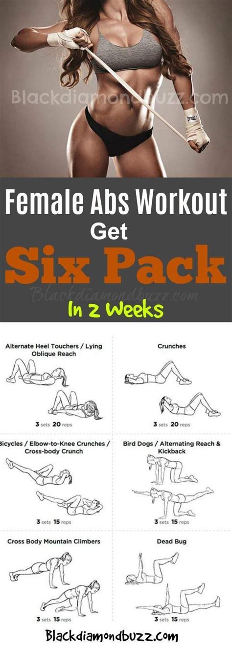Female Abs Workout Get Six Pack In 2 Weeks And Tone Your Upper Body