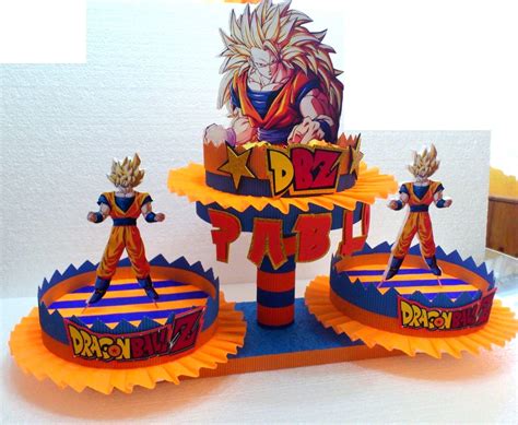 Dragon Ball Z Toppers Para Tartas Tortas Pasteles Bizcochos O Cakes