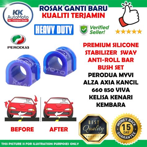 Perodua Myvi Alza Axia Bezza Kancil Viva Kelisa Kenari Kembara Siilicone Heavy Duty Stabilizer