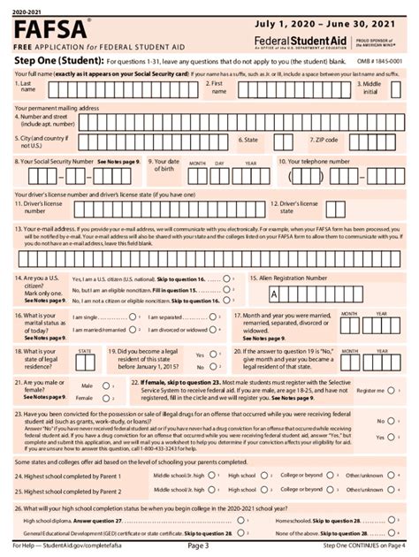 Fafsa Form Fill Out Sign Online Dochub