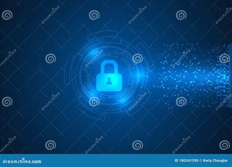 Cyber Security And Safety From Cyberattack Technology Abstract Big