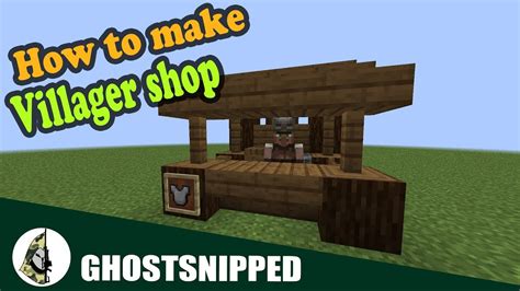 Minecraft Beginner Villager Shop Build V114 Youtube