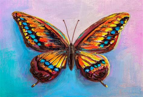 Abstract Painting Butterfly Stock Illustration Illustration Of