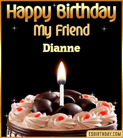 Happy Birthday Dianne  🎂 Images Animated Wishes【28 S】