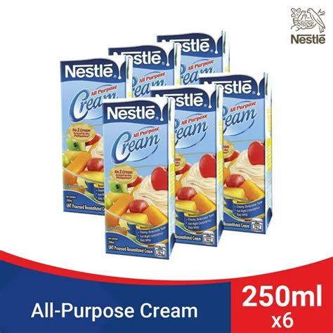 NestlÉ All Purpose Cream 250ml Pack Of 6 Lazada Ph