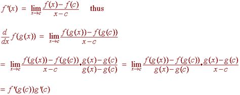 The Chain Rule Mathematics Libretexts