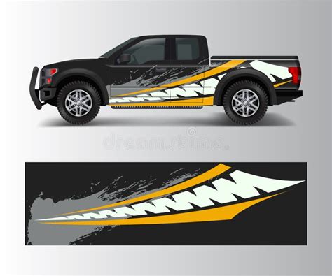 Graphic Abstract Grunge Stripe Designs For Truck Decal Cargo Van And