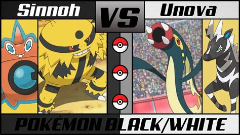 Electric Sinnoh Vs Electric Unova Pokémon Blackwhite Battle Youtube