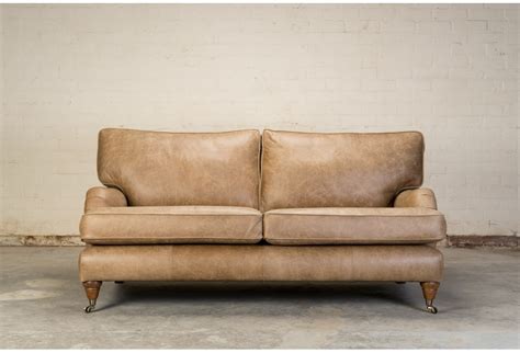 Howard Seater Sofa In Vintage Tan Leather