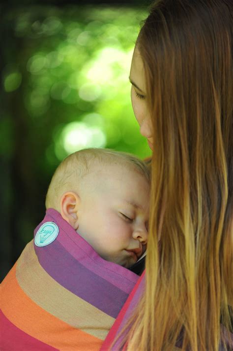 Woven Baby Carrier Made Of Organic Cotton In Warm Colors Whats The Latest In Our Product Line