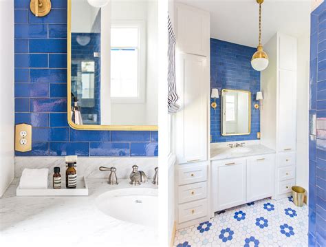 From bathroom vanities, bathroom sinks, bathroom tiles, bathroom faucets, and toilets, every buying decision matters. Stunning Sapphire Blue Tile Design for a Small Bathroom in ...