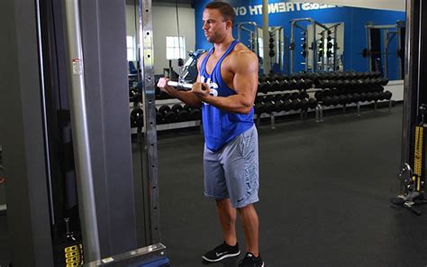 Reverse Grip Cable Tricep Extension Video Exercise Guide And Tips