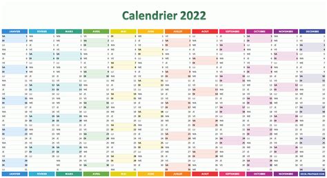 Calendrier Excel 2022 Numero Semaine Calendrier Decembre Aria Art