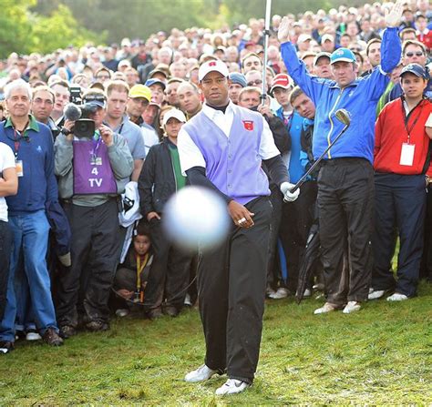 Tiger Woods Attempts To Hit Out Of The Rough But Instead Hits Daily