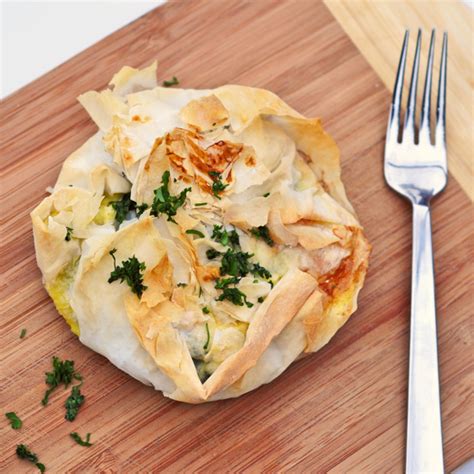 A super quick and brilliantly simple feta and spinach pie which uses layers of filo pastry to give you the most amazingly crispy pie that is perfect for a. Jamie Oliver's spinach and feta filo pie from "Meals in ...