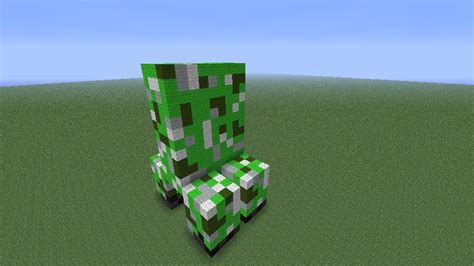 Giant Creeper Statue Minecraft Map