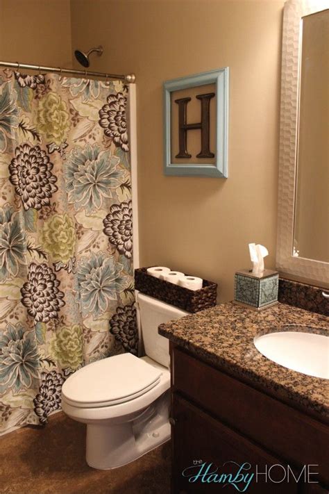 TGIF House Tour - Guest Bathroom | Bathroom decor apartment, Restroom