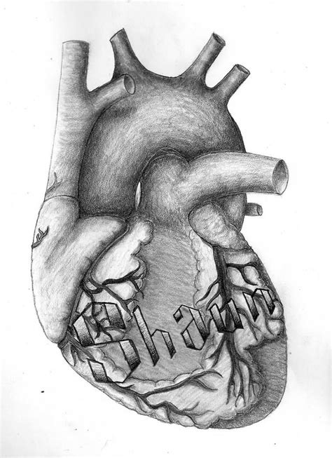 Human Heart Tattoos