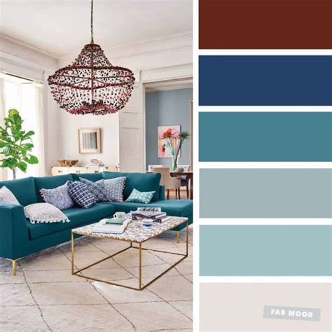 The Best Living Room Color Schemes Grey And Teal Color Scheme