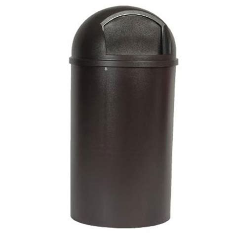 Rubbermaid Commercial 817088bro 25 Gallon Marshal Classic Container Brown